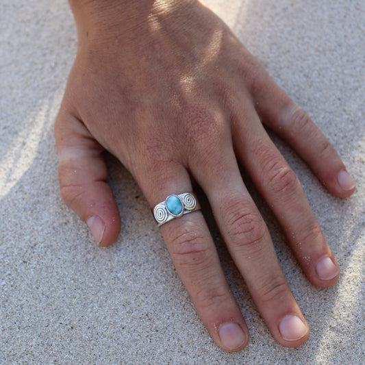 Larimar Swirl - Size O