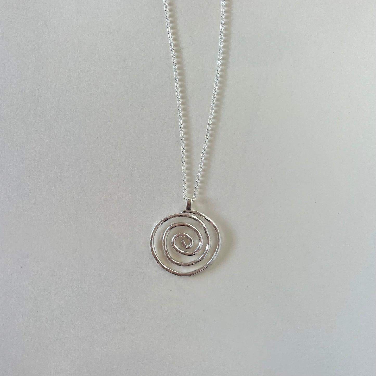 Swirl pendant for Clare