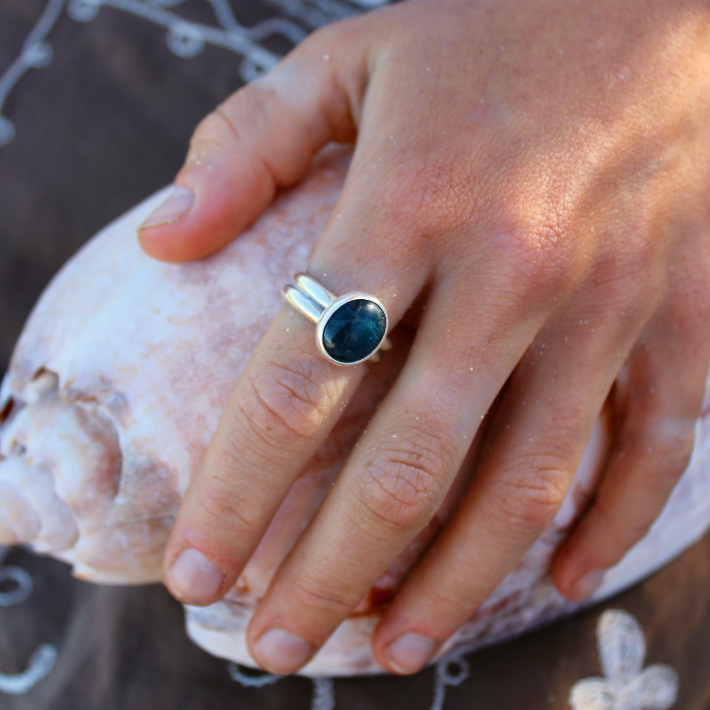 Kyanite Double - Size Q