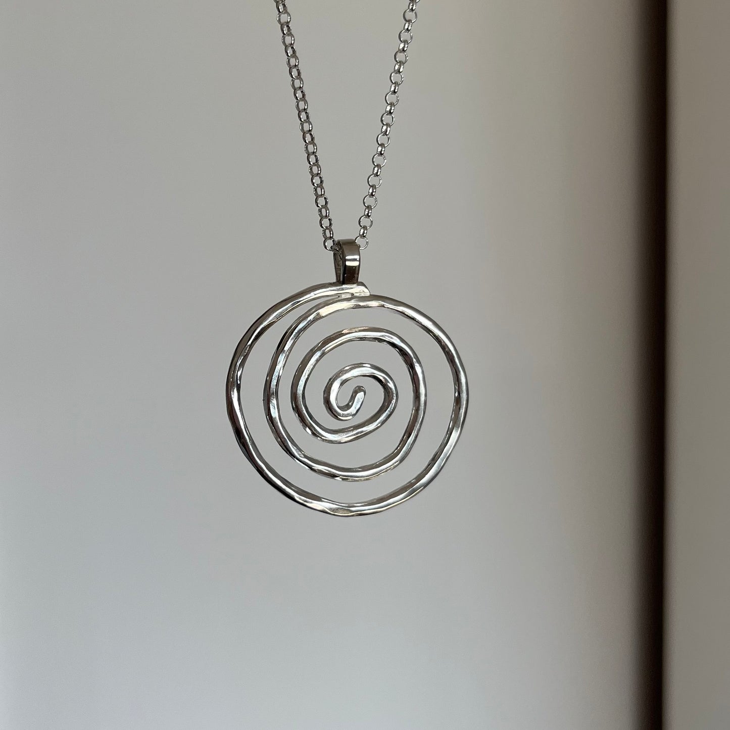 Swirl pendant for Clare
