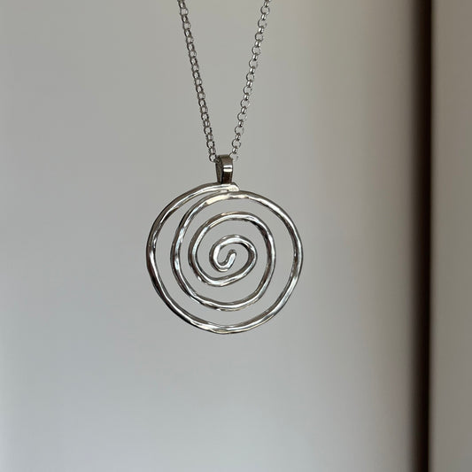 Swirl pendant for Clare