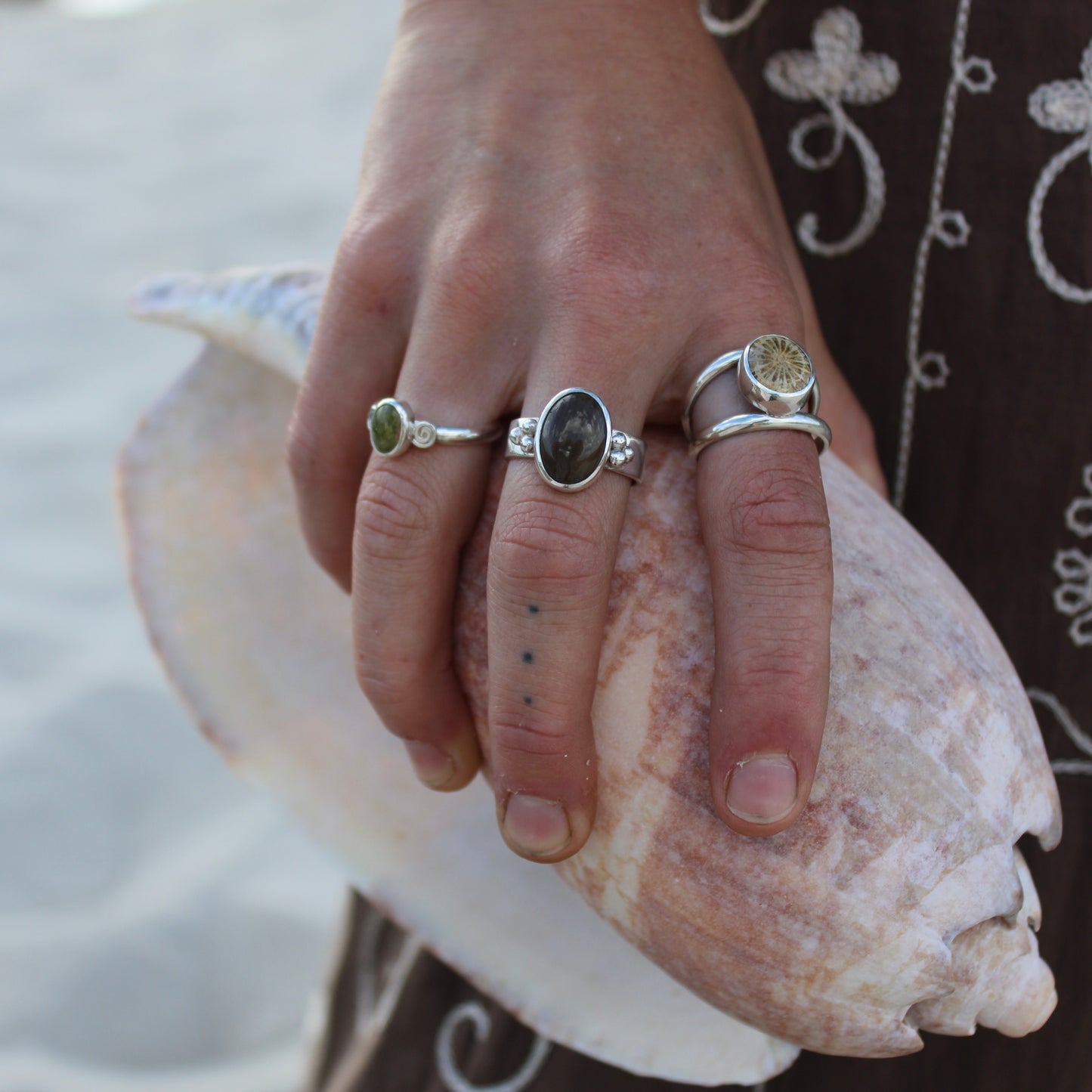 Petrified Wood - Size Q 1/2