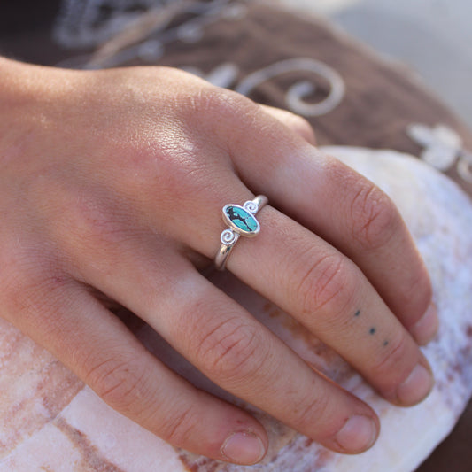 Turquoise Swirl - Size M