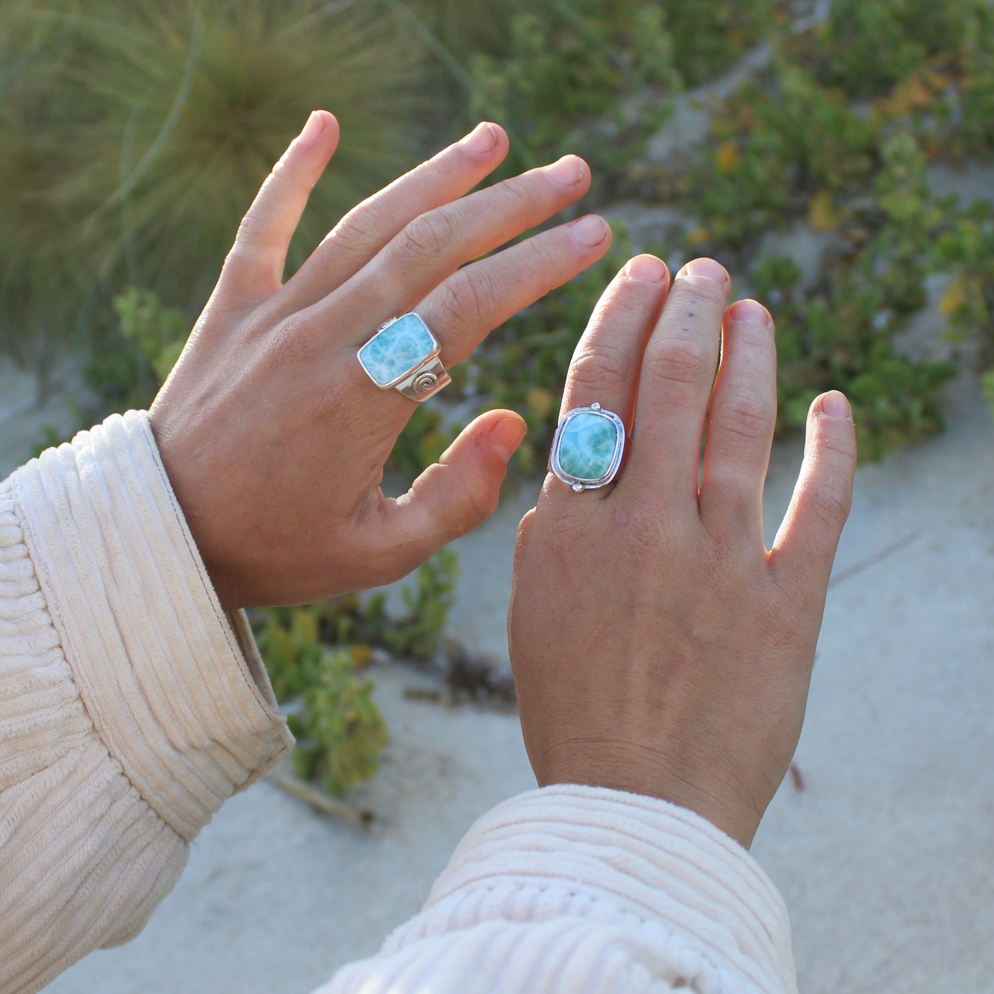 Chunky Larimar - Size S 1/2