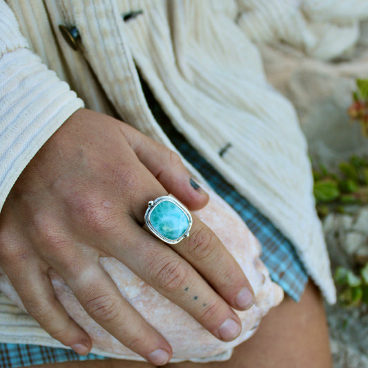Chunky Larimar - Size S 1/2